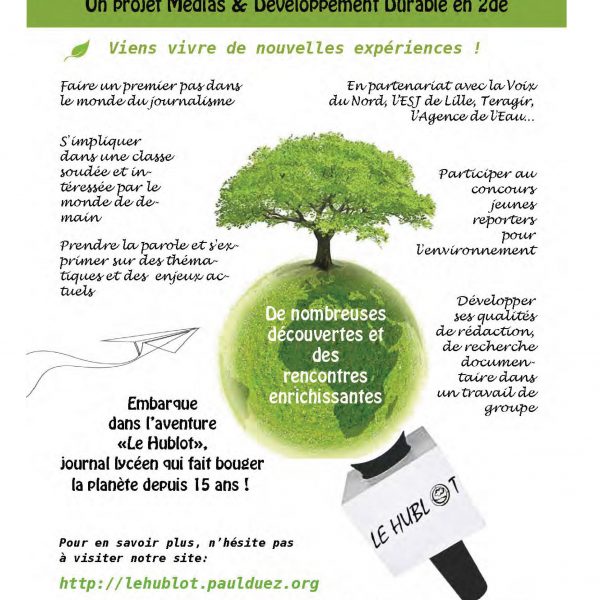 Projet de classe Jeunes Reporters pour l&rsquo;Environnement